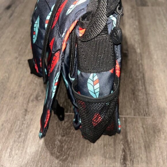 J WORLD New York Large 15" Messenger Laptop Bag MINT! Leaves - Picture 6 of 8